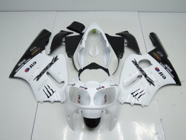 Weiß Monster Kawasaki ZX12R 2000-2001 Motorrad Verkleidungen
