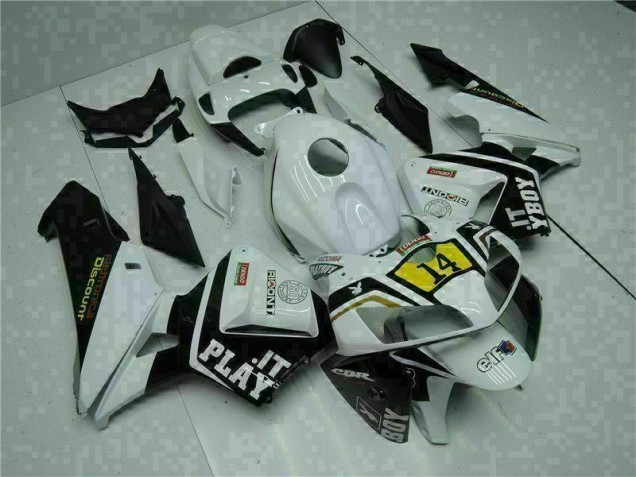 Weiß Playboy 14 Honda CBR 600 RR 2005-2006 Motorrad Verkleidungen Weiß Playboy 14 Honda CBR 600 RR 2005-2006 Motorrad Verkleidungen