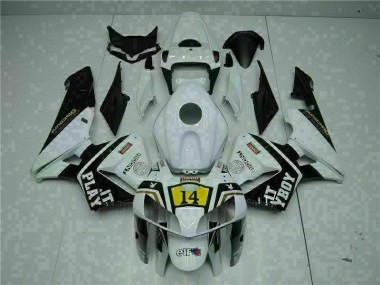 Weiß Playboy 14 Honda CBR 600 RR 2005-2006 Motorrad Verkleidungen