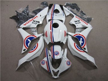 Weiß R Honda CBR 600 RR 2007-2008 Motorrad Verkleidungen