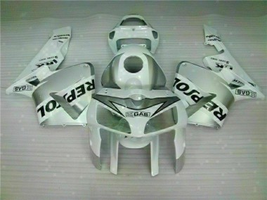 Weiß Repsol Honda CBR 600 RR 2005-2006 Motorrad Verkleidung