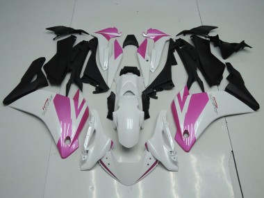 Weiß Rosa Honda CBR 250 RR 2011-2013 Motorrad Verkleidungen