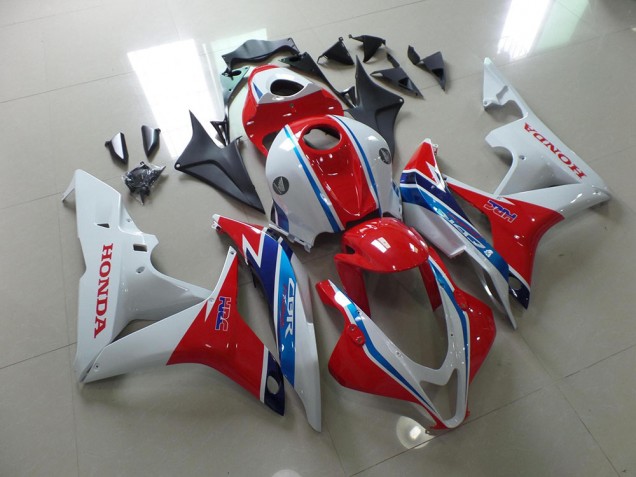 Weiß Rot Blau HRC Honda CBR 600 RR 2007-2008 Motorrad Verkleidungen Weiß Rot Blau HRC Honda CBR 600 RR 2007-2008 Motorrad Verkleidungen