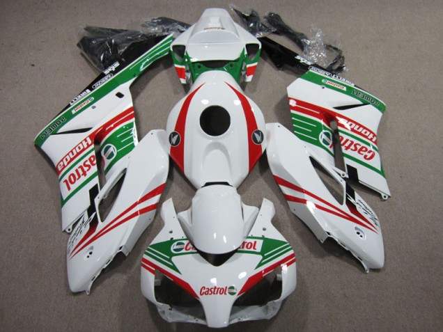 Weiß Rot Castrol Honda CBR 1000 RR 2004-2005 Motorrad Verkleidungen Weiß Rot Castrol Honda CBR 1000 RR 2004-2005 Motorrad Verkleidungen