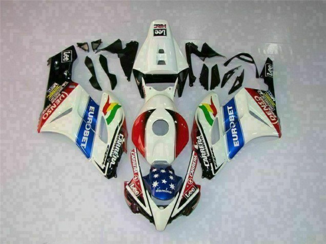 Weiß Rot Honda CBR 1000 RR 2004-2005 Motorrad VollVerkleidungen & Plastik Weiß Rot Honda CBR 1000 RR 2004-2005 Motorrad VollVerkleidungen & Plastik