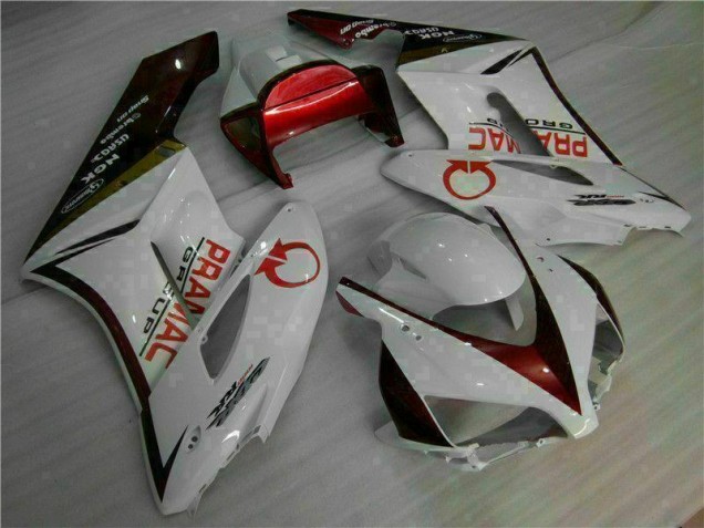 Weiß Rot Honda CBR 1000 RR 2004-2005 Motorrad Vollverkleidung Weiß Rot Honda CBR 1000 RR 2004-2005 Motorrad Vollverkleidung