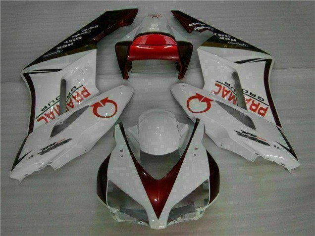 Weiß Rot Honda CBR 1000 RR 2004-2005 Motorrad Vollverkleidung Weiß Rot Honda CBR 1000 RR 2004-2005 Motorrad Vollverkleidung
