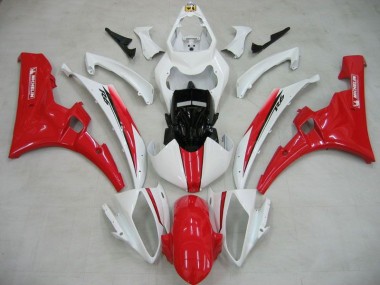 Weiß Rot Michelin Yamaha R6 2006-2007 Motorrad Verkleidungen