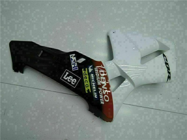 Weiß Rot Schwarz Lee Honda CBR 600 RR 2005-2006 Motorrad Verkleidungen Weiß Rot Schwarz Lee Honda CBR 600 RR 2005-2006 Motorrad Verkleidungen