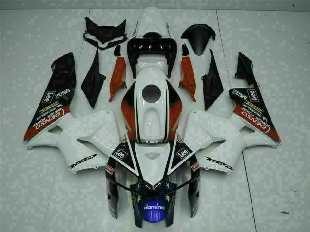 Weiß Rot Schwarz Lee Honda CBR 600 RR 2005-2006 Motorrad Verkleidungen Weiß Rot Schwarz Lee Honda CBR 600 RR 2005-2006 Motorrad Verkleidungen