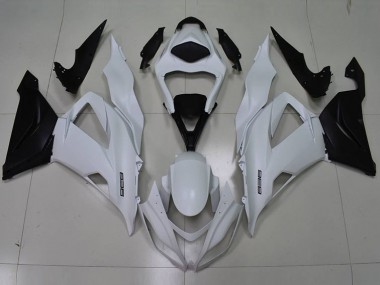 Weiß Schwarz 636 Kawasaki ZX6R 2013-2018 Motorrad Verkleidungen