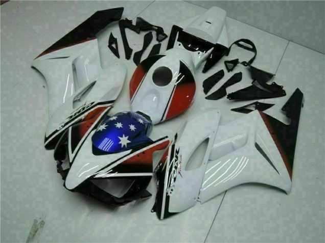 Weiß Schwarz Honda CBR 1000 RR 2004-2005 Motorrad Verkleidung Weiß Schwarz Honda CBR 1000 RR 2004-2005 Motorrad Verkleidung