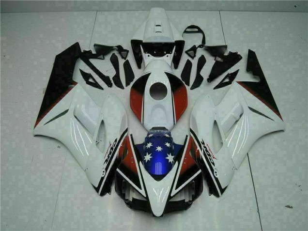 Weiß Schwarz Honda CBR 1000 RR 2004-2005 Motorrad Verkleidung Weiß Schwarz Honda CBR 1000 RR 2004-2005 Motorrad Verkleidung