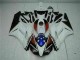 Weiß Schwarz Honda CBR 1000 RR 2004-2005 Motorrad Verkleidung Weiß Schwarz Honda CBR 1000 RR 2004-2005 Motorrad Verkleidung