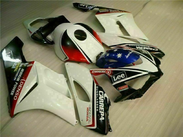 Weiß Schwarz Honda CBR 1000 RR 2004-2005 Motorrad Verkleidungen & Plastik Weiß Schwarz Honda CBR 1000 RR 2004-2005 Motorrad Verkleidungen & Plastik