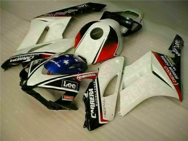 Weiß Schwarz Honda CBR 1000 RR 2004-2005 Motorrad Verkleidungen & Plastik Weiß Schwarz Honda CBR 1000 RR 2004-2005 Motorrad Verkleidungen & Plastik