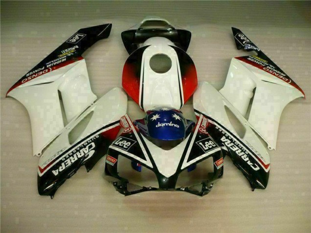 Weiß Schwarz Honda CBR 1000 RR 2004-2005 Motorrad Verkleidungen & Plastik Weiß Schwarz Honda CBR 1000 RR 2004-2005 Motorrad Verkleidungen & Plastik