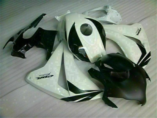 Weiß Schwarz Honda CBR 1000 RR 2008-2011 Motorrad Vollverkleidung Weiß Schwarz Honda CBR 1000 RR 2008-2011 Motorrad Vollverkleidung