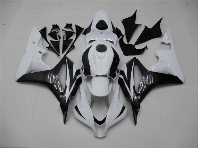 Weiß Schwarz Honda CBR 600 RR 2007-2008 Motorrad Verkleidungen Weiß Schwarz Honda CBR 600 RR 2007-2008 Motorrad Verkleidungen