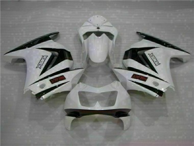 Weiß Schwarz Kawasaki EX250 2008-2012 Motorrad Verkleidungen