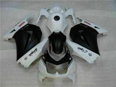 Weiß Schwarz Ninja Kawasaki EX250 2008-2012 Motorrad Verkleidungen