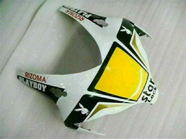 Weiß Schwarz Playboy Honda CBR 1000 RR 2008-2011 Motorrad Verkleidung Weiß Schwarz Playboy Honda CBR 1000 RR 2008-2011 Motorrad Verkleidung
