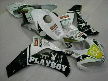 Weiß Schwarz Playboy Honda CBR 1000 RR 2008-2011 Motorrad Verkleidungen