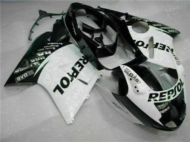 Weiß Schwarz Repsol Honda CBR 1100 XX 1996-2007 Motorrad Verkleidungen Weiß Schwarz Repsol Honda CBR 1100 XX 1996-2007 Motorrad Verkleidungen
