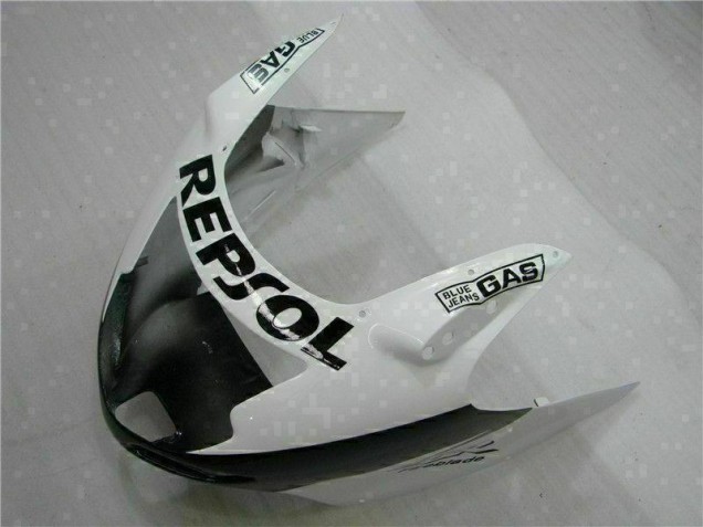 Weiß Schwarz Repsol Honda CBR 1100 XX 1996-2007 Motorrad Verkleidungen Weiß Schwarz Repsol Honda CBR 1100 XX 1996-2007 Motorrad Verkleidungen