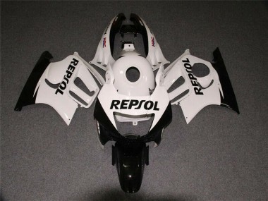 Weiß Schwarz Repsol Honda CBR 600 F3 1995-1998 Motorrad Verkleidungen