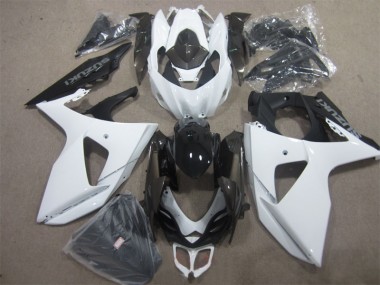 Weiß Schwarz Suzuki GSXR 1000 K9 2009-2016 Motorrad Verkleidung
