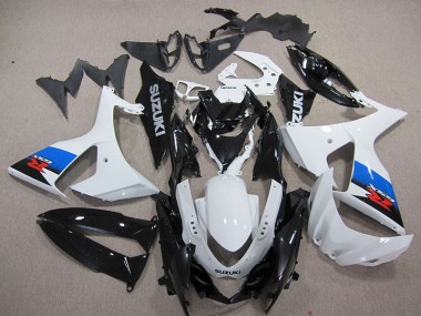 Weiß Schwarz Suzuki GSXR 1000 K9 2009-2016 Motorrad Verkleidungen & Plastik