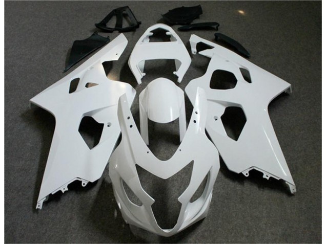 Weiß Schwarz Suzuki GSXR 600 / 750 K4 2004-2005 Motorrad Verkleidung Weiß Schwarz Suzuki GSXR 600 / 750 K4 2004-2005 Motorrad Verkleidung