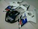 Weiß Schwarz Suzuki GSXR 600 / 750 K4 2004-2005 Motorrad Verkleidungen Weiß Schwarz Suzuki GSXR 600 / 750 K4 2004-2005 Motorrad Verkleidungen