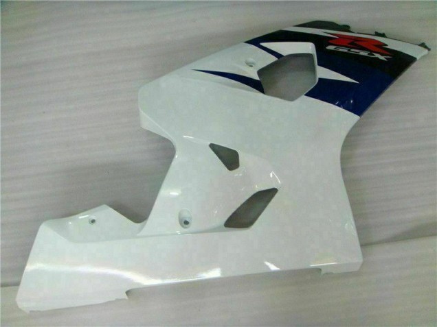 Weiß Schwarz Suzuki GSXR 600 / 750 K4 2004-2005 Motorrad Verkleidungen Weiß Schwarz Suzuki GSXR 600 / 750 K4 2004-2005 Motorrad Verkleidungen