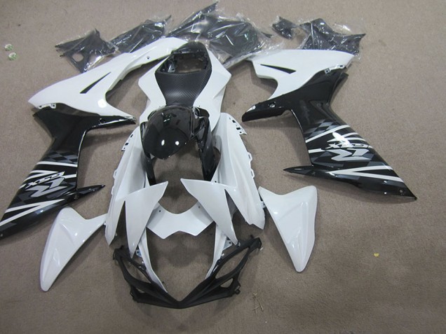 Weiß Schwarz Suzuki GSXR 750 K11 2011-2024 Motorrad Verkleidungen Weiß Schwarz Suzuki GSXR 750 K11 2011-2024 Motorrad Verkleidungen