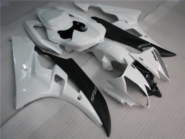 Weiß Schwarz Yamaha R6 2006-2007 Motorrad Verkleidungen Weiß Schwarz Yamaha R6 2006-2007 Motorrad Verkleidungen
