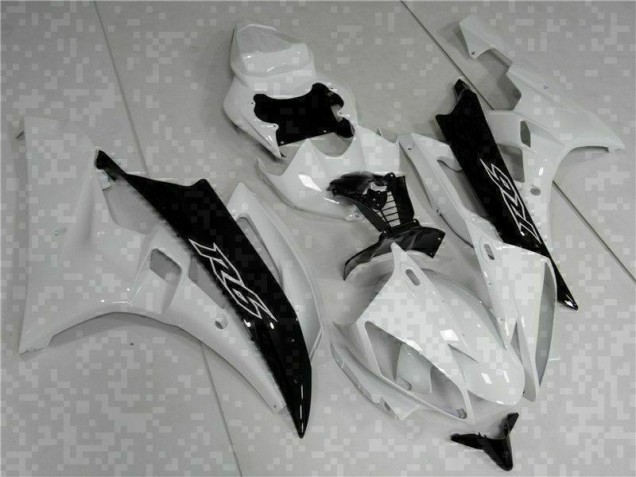 Weiß Schwarz Yamaha R6 2006-2007 Motorrad Verkleidungen & Plastik Weiß Schwarz Yamaha R6 2006-2007 Motorrad Verkleidungen & Plastik
