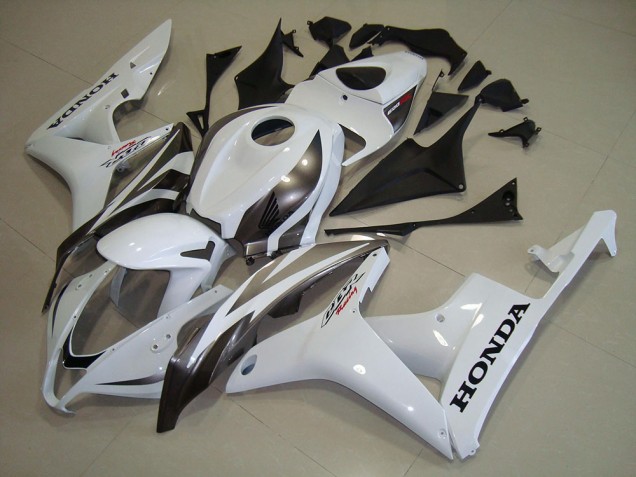 Weiß Silber Honda CBR 600 RR 2007-2008 Motorrad Verkleidungen Weiß Silber Honda CBR 600 RR 2007-2008 Motorrad Verkleidungen