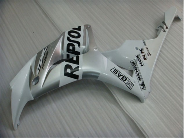 Weiß Silber Schwarz Repsol Honda CBR 1000 RR 2004-2005 Motorrad Verkleidungen Weiß Silber Schwarz Repsol Honda CBR 1000 RR 2004-2005 Motorrad Verkleidungen