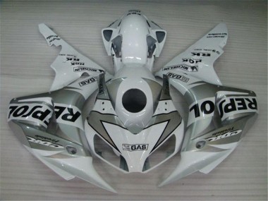 Weiß Silber Schwarz Repsol Honda CBR 1000 RR 2004-2005 Motorrad Verkleidungen