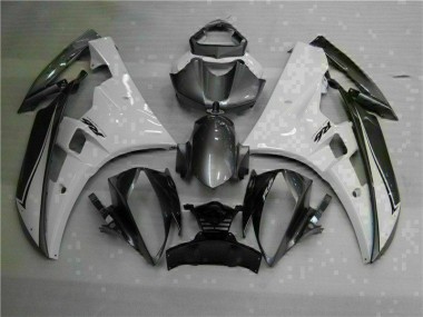 Weiß Silber Yamaha R6 2006-2007 Motorrad Verkleidungen