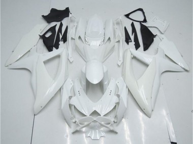 Weiß Suzuki GSXR 600 / 750 K8 2008-2010 Motorrad Verkleidung