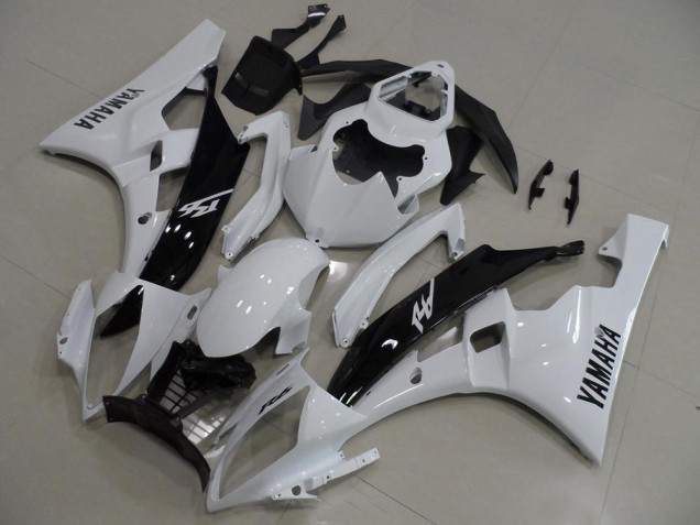 Weiß Und Schwarz Yamaha R6 2006-2007 Motorrad Verkleidungen Weiß Und Schwarz Yamaha R6 2006-2007 Motorrad Verkleidungen