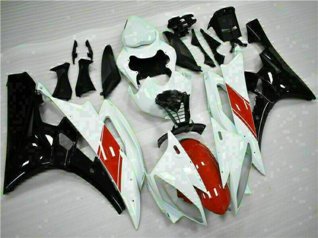 Weiß Yamaha R6 2006-2007 Motorrad Verkleidung Weiß Yamaha R6 2006-2007 Motorrad Verkleidung