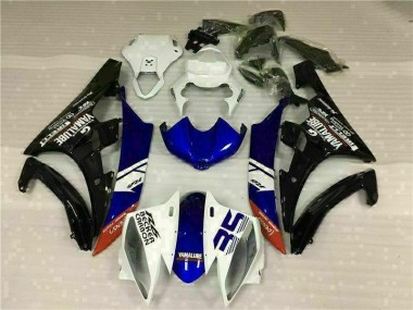 Weiß Yamaha R6 2006-2007 Motorrad Vollverkleidung