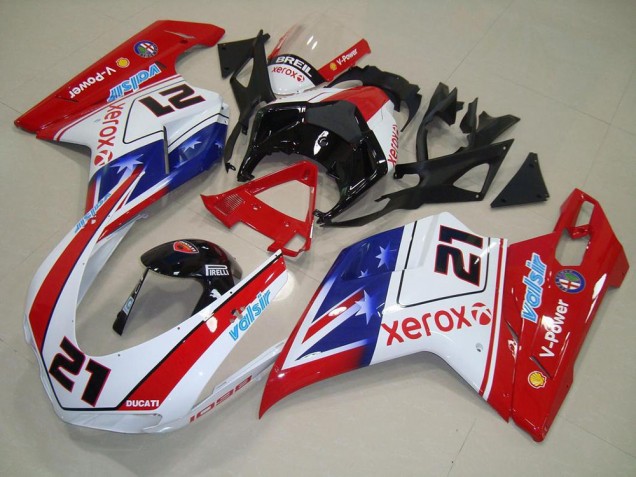 Xerox 21 Ducati 848 1098 1198 2007-2014 Motorrad Verkleidungen Xerox 21 Ducati 848 1098 1198 2007-2014 Motorrad Verkleidungen